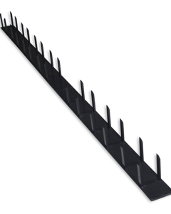 End cap PVC black f/pen profile 35x850 closed